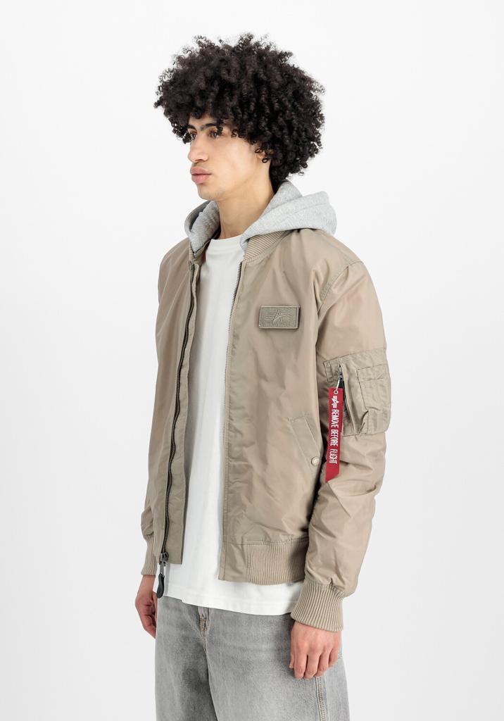 Демисезонная куртка Alpha Industries MA-1 TT Hood (196108) vintage sand