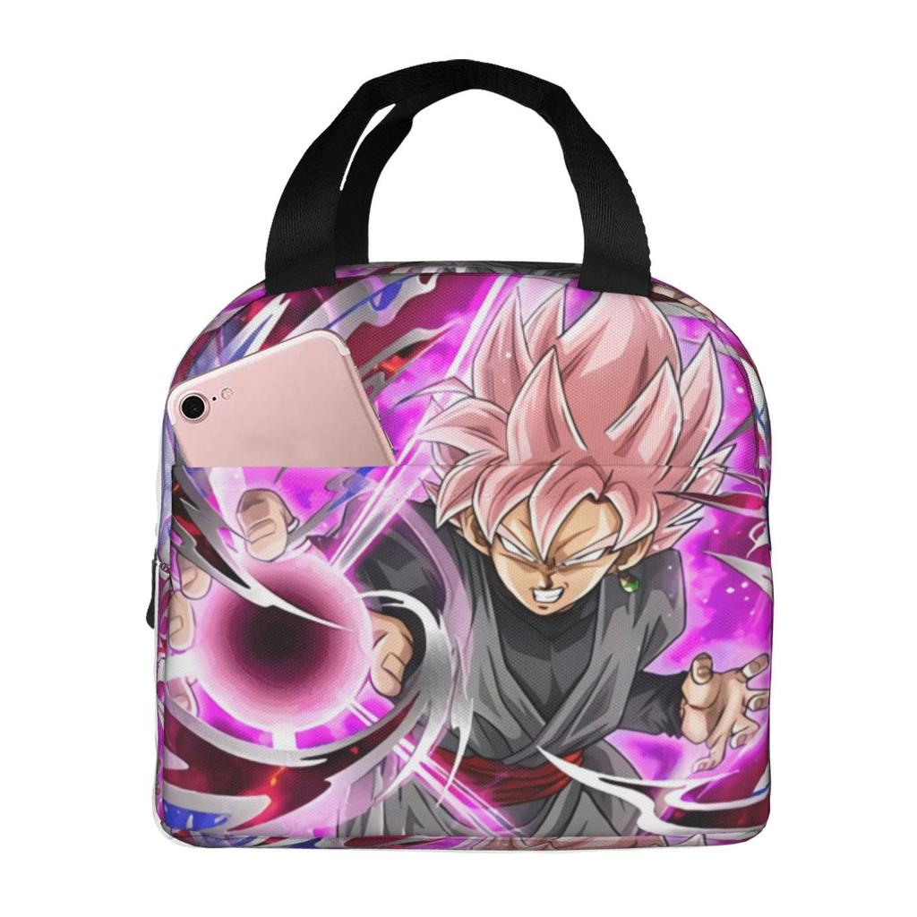 Lunch Bag, Full-Printed Picnic Bag For Primary And Secondary School Students, Cartoon Animation, Large-Capacity Thermal Insulation Lunch Box Bag