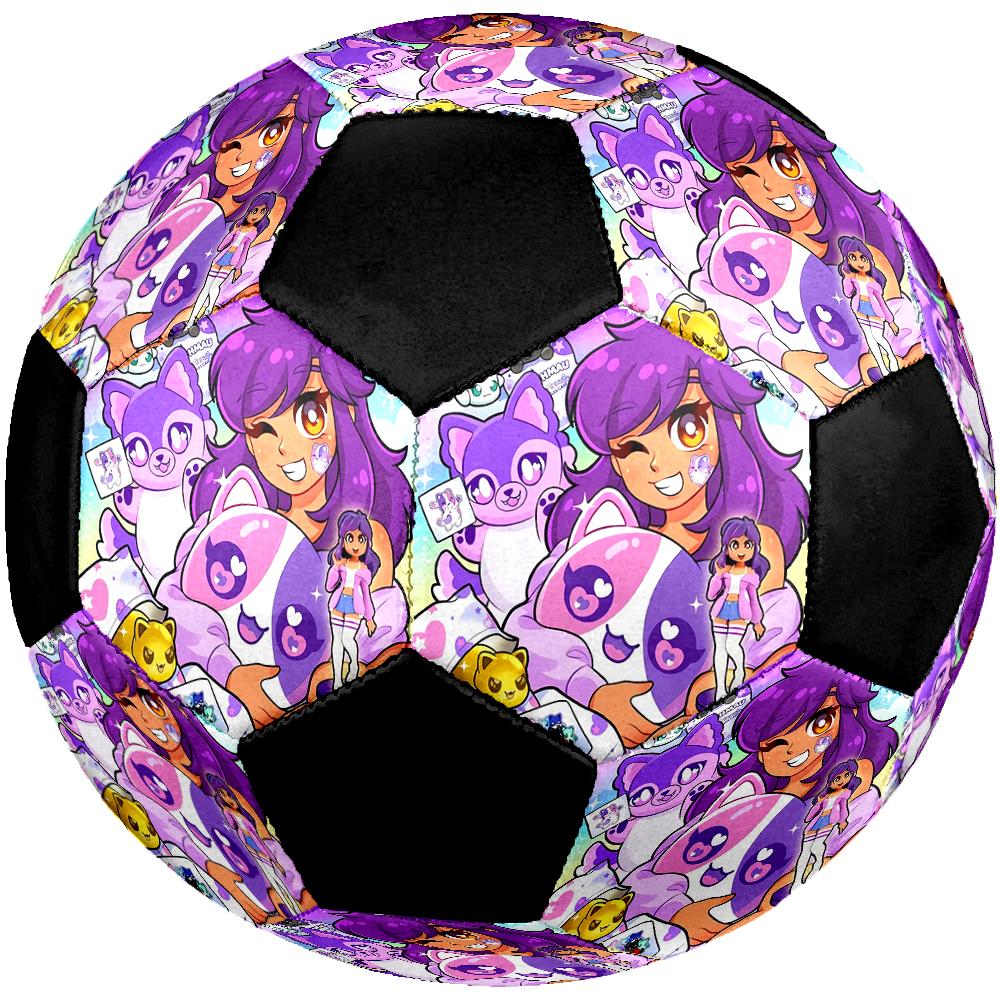 Pallone da Calcio Tema Aphmau Misura 5, Adatto Sia per Partite Indoor che Outdoor, un Regalo Adatto a Tutti.