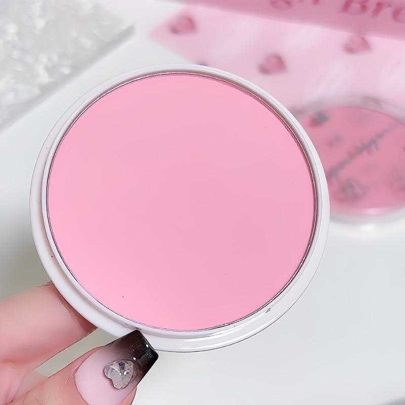 Korean Style Matte Single Color Blush For Natural Complexion