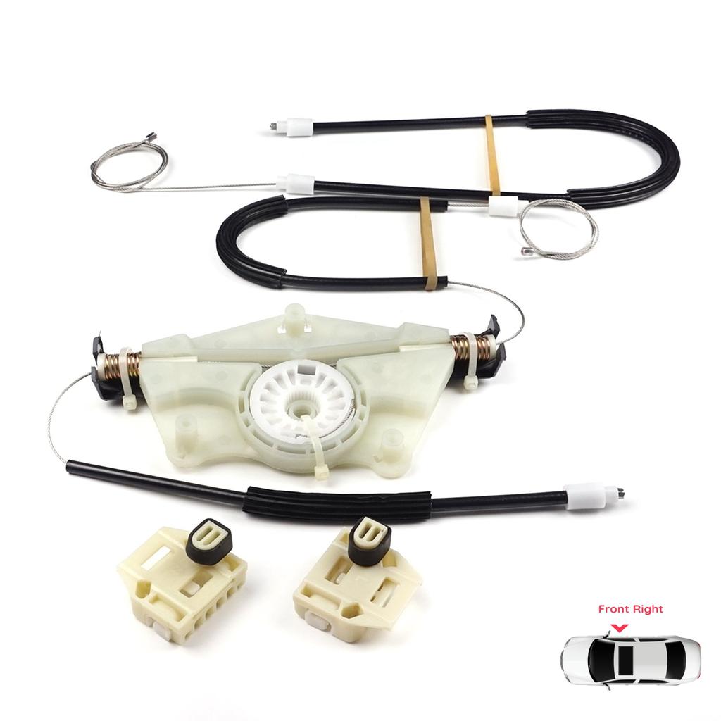 EWR413 Power Window Regulator Repair Set Front Right Door for Skoda Fabia MK1 1999-2008 4/5 Door Praktik Van 6Y1837462