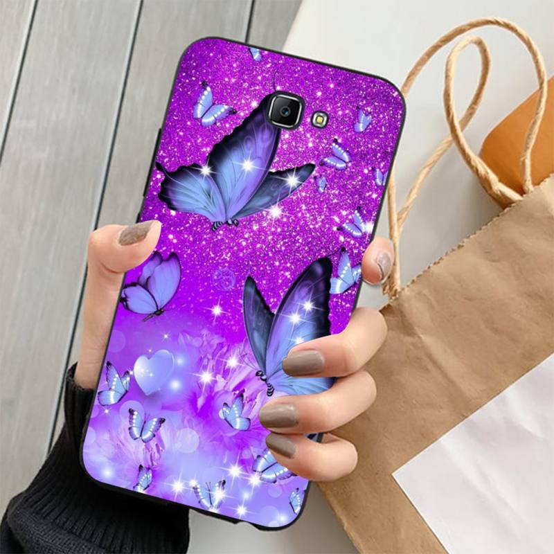 Cute Colorful Butterfly Phone Case for Samsung S20 lite S21 S10 S9 plus for Redmi Note8 9pro for Huawei Y6 cover