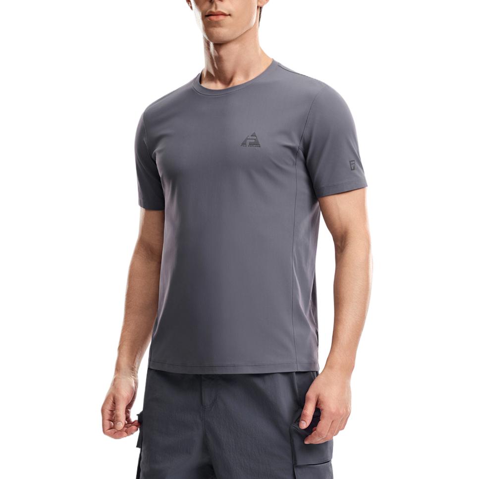 Fila Explore Solid Color Crew Neck T-Shirt Men Tops A11M627103F-DY