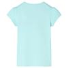 T-shirt pour enfants aqua clair 92/104/116/128/140