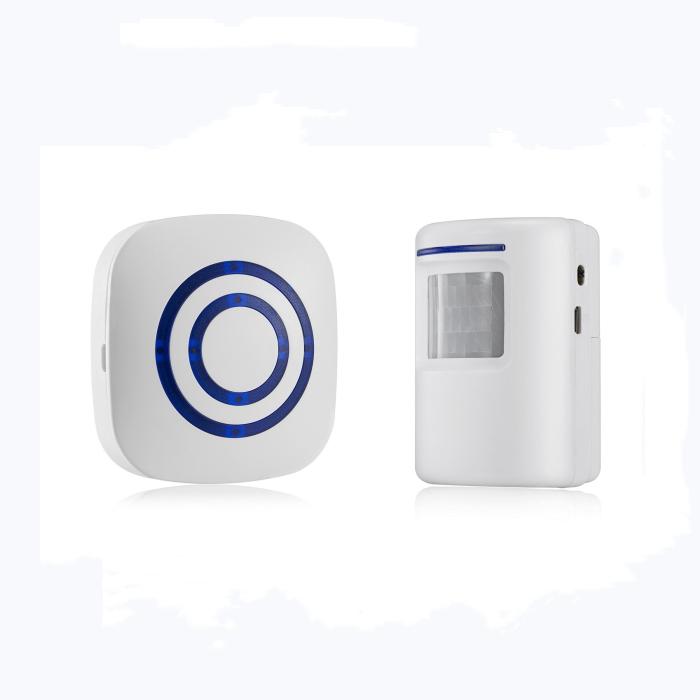 Factory Hot Sale Apartment Door Bell Wireless Security Accessory Alarm Doorbell (White,Wireless) белый