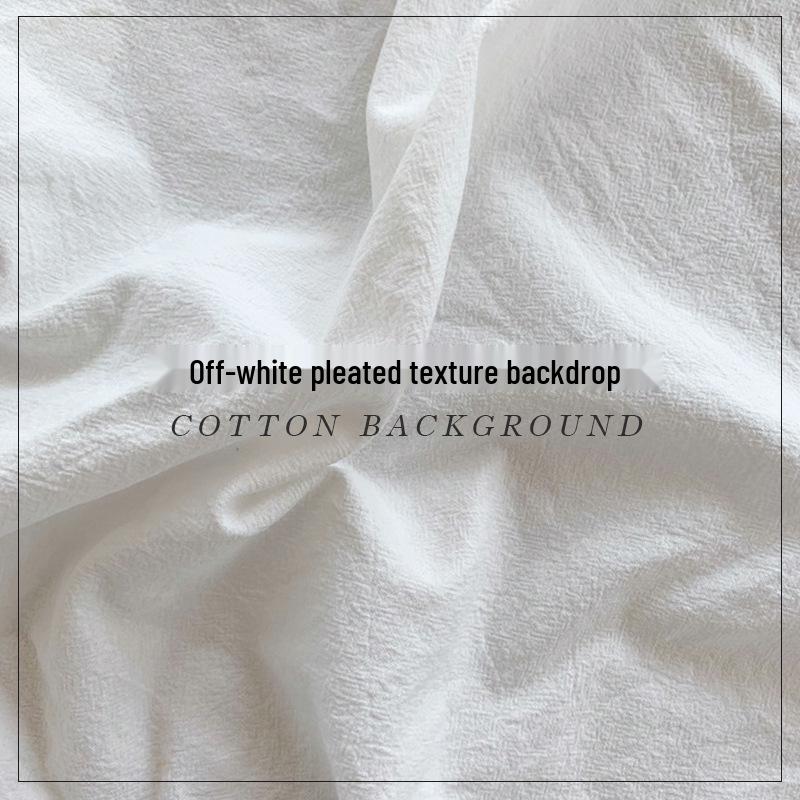 

Beige High-End Imitation Cotton Linen Background Cloth for Influencer Décor and Food Photography.