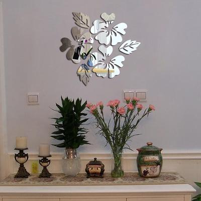 Moderner Spiegel-Stil, abnehmbarer Aufkleber, Kunstwand-Wandaufkleber für Zuhause, Zimmer, DIY-Dekoration