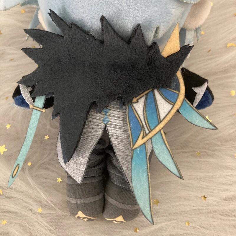 Genshin Impact Fatui Doktor Dottore Plüschtier Spiel Dottore Cosplay Weiche Plüschtiere Cartoon 20cm Spielzeug Geburtstagsgeschenk