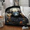 1pc Mythical Deer Art Blanket Lightweight Blanket Throw Blanket For Sofa, Bed, Travel, Camping, Livingroom, Office, Couch, Chair Yy251010087