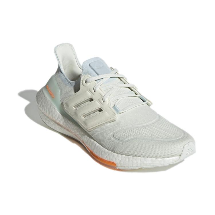 New Adidas Ultra Boost 22 White Blue Tint Orange GY6227