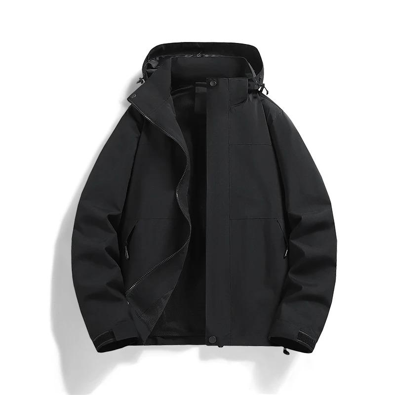 Camping Jacket Cycling Coat Warm High Quality Windproof Waterproof Mountaineering New Winter Men Hoodie Detachable Tracksuit
