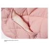 GMXIA Ladies Warm Plus Fleece Thickened Integrated Fleece Inner Sleeve with Wool Matching Sleeve Long Sleeve Cotton-padded Jacket for Women