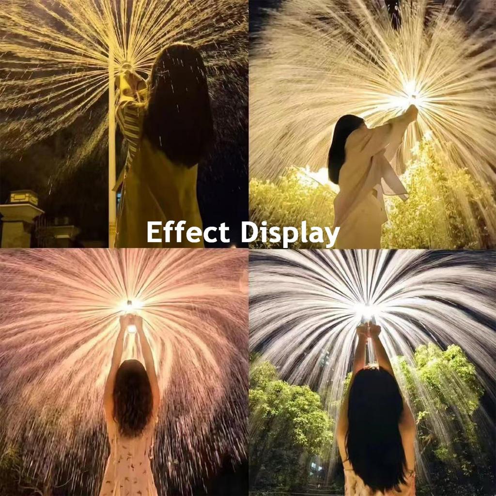 Firework Water , Fireworks Water Spray Toy For Couples, High Pressure Pull-Out Sprinkler Spray Toys For Bathing, Pool, Party Entertainment
