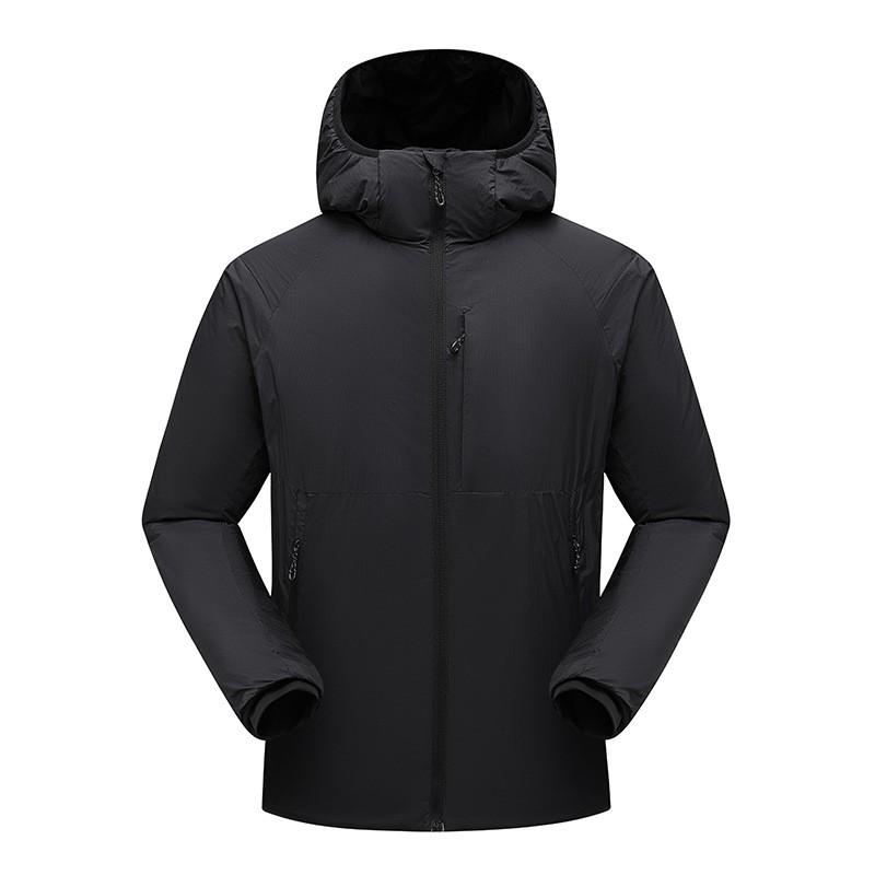 Lightweight Windproof Waterproof Hooded Cotton Puffer Jacket Men Women Winter Outdoor Casual Wear
