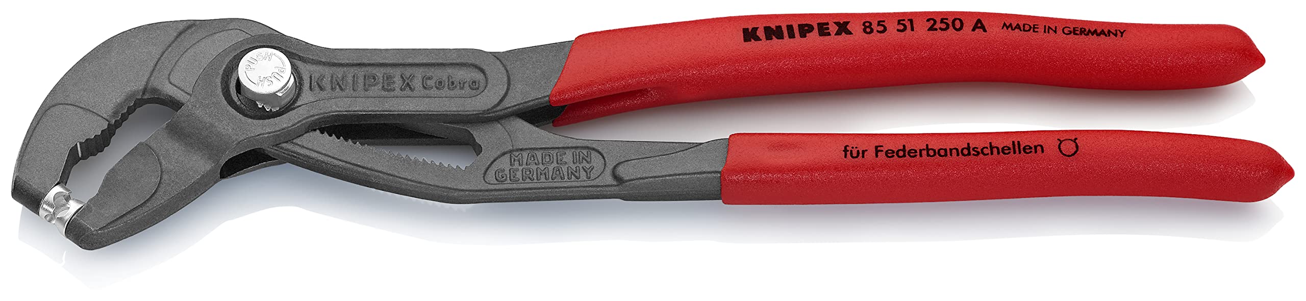 

Клещи для пружинных хомутов KNIPEX 8551-250A серый