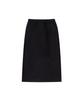 Banwonateullie P3293 Fluffy Midi Skirt_Black