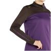 Mizuno Breath Thermo High Neck E2MAB734 Shirt, Heat-Generating Material, Women's, Purple,