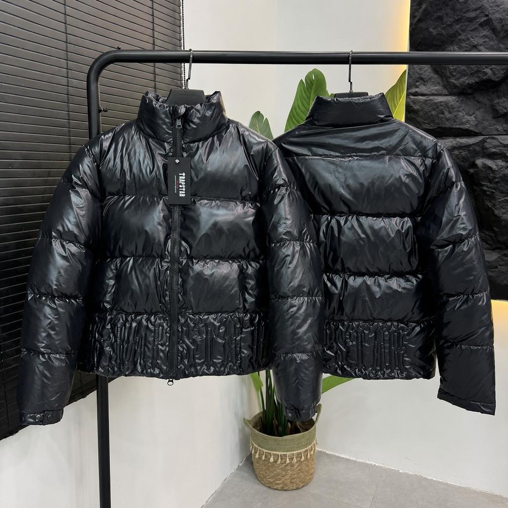 European and American foreign trade cross-border supply American hip-hop street tide brand TRAPSTAR steel stamp alphabet cotton-padded clothes factory