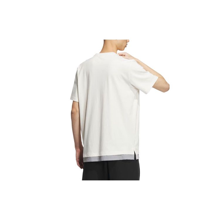 adidas Originals Trefoil Kurzarm Grafik T-Shirt Mit Drei-Streifen Colorblock Design Herren Oberteile Rosa Weiß IT9361