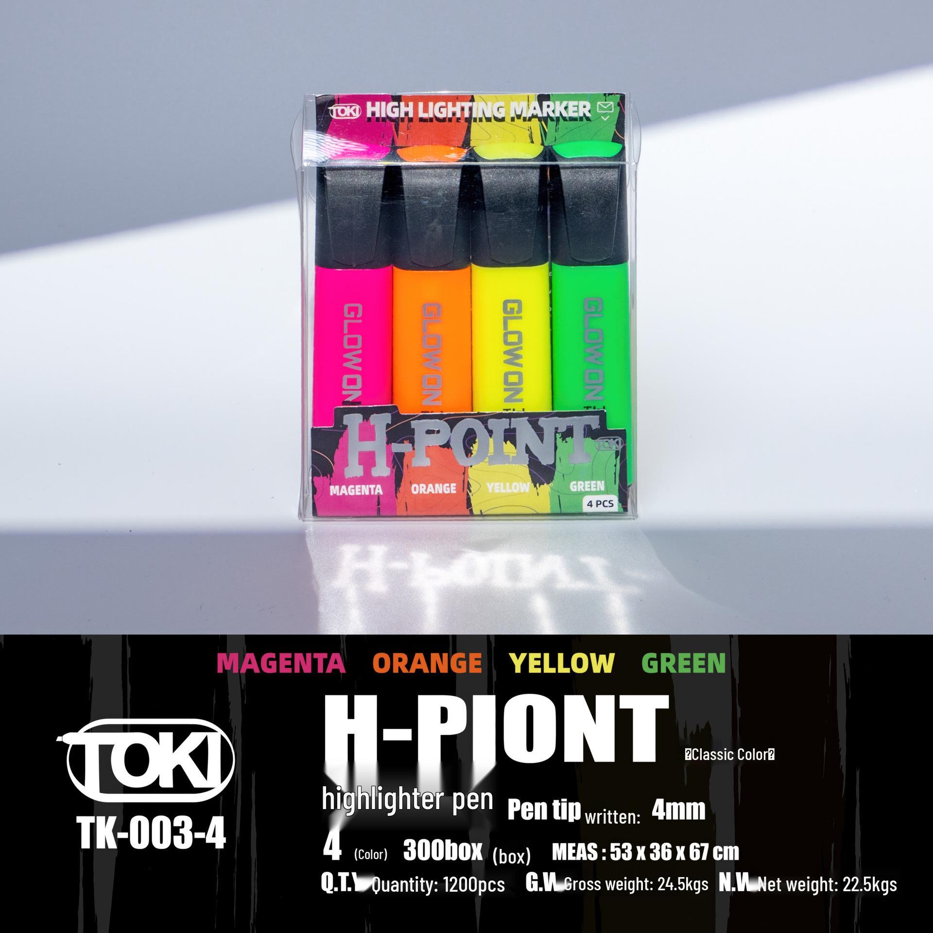 Креативный набор флуоресцентных гелевых ручек и блестящих карандашей для детских дневников и рисования Slanted Tip