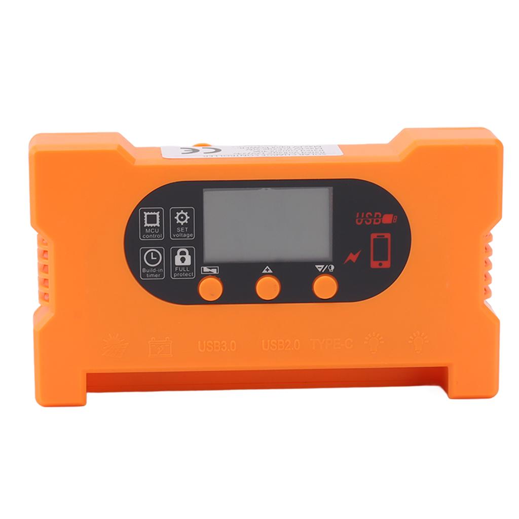 Solar Charge Controller Type C Fast Charge Drive Control Short Circuit Protection Automatic Battery Recognition Solar