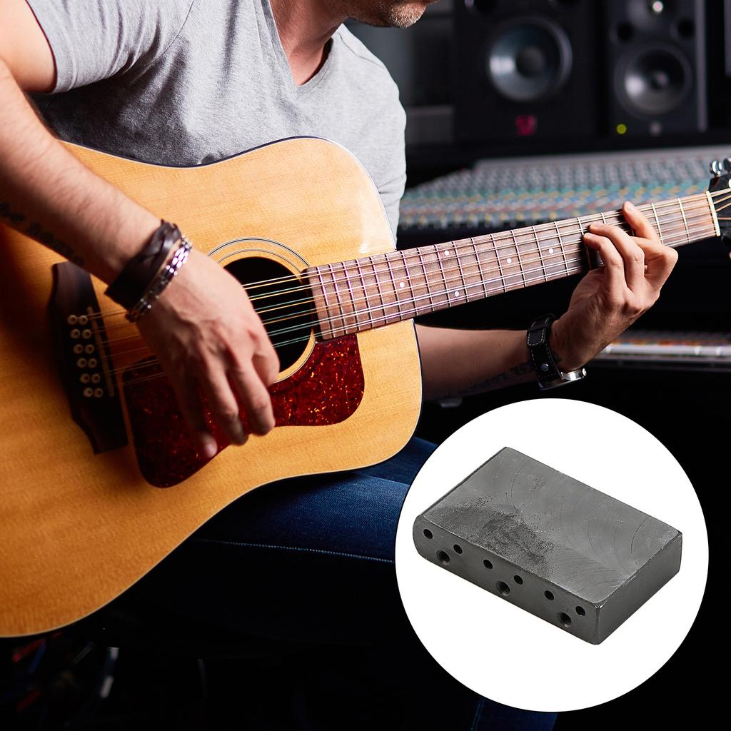 Full Metal 52mm String Spacing Electric Guitar Tremolo Block 42mm Guitar Tremolo Block Replacements for Electric Guitar