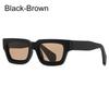 Fashion Rectangle Sunglasses Women Men Y2K Retro Eyewear Male Sun Glasses Thick Frame Vintage Shades UV400 Gafas De Sol