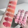 GEGE BEAR Tender Lip Glaze Lip Gloss Small Pink Bear Velvet Smooth Non-Drying Lipstick