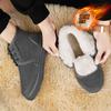 Snow boots men's high-top cotton boots winter piled thickened warm Northeast cotton shoes casual non-slip casual men's shoes