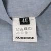 AUBERGE [Excellent Condition] CEZANNE Linen Double Pocket Long Sleeve Shirt/ tops 40 blueUsed