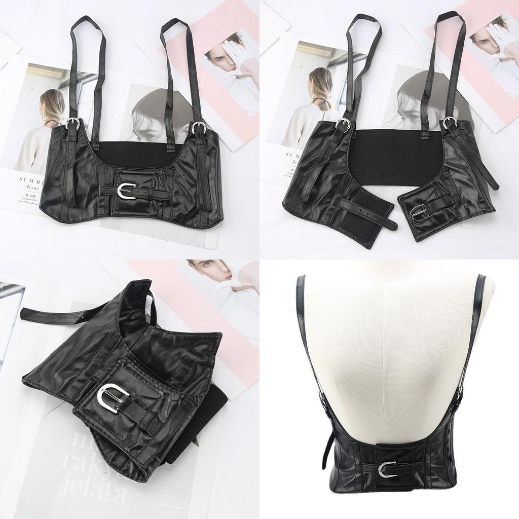Shoulder Style Punk Strap Cummerbund Womens Waist Cinching Fashion Clothing