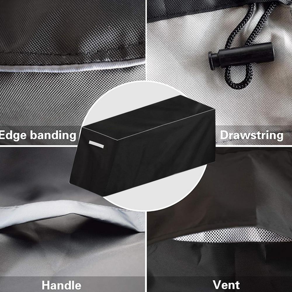 Prachovka na lavici na břišní svaly 210D Oxford Tkanina Kryt na posilovací lavici Venkovní Voděodolný Kryt na fitness vybavení Kryt proti dešti a slunci