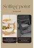 Luxury Multi-Tier Fruit & Snack Bowl for Living Room - Holds Nuts, Candies, Desserts, Dried Fruits & More