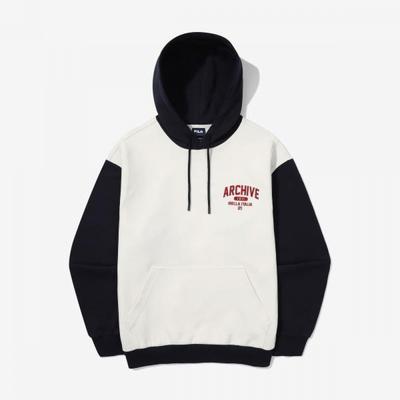 Fila Color Block Hoodie Cotton Blend