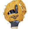 Mizuno Baseball Defensive Mizuno Pro MIZUNO Baseball Swallow Sports Red x Size L Glove, Left-Handed/Single-Handed, 1EJED310, Equipment, (62) Silver,