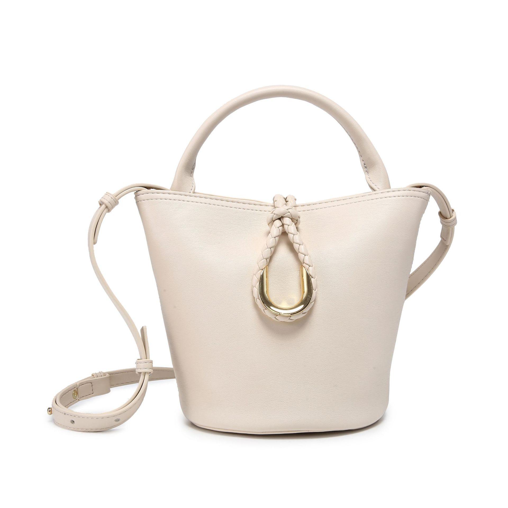 2025 cross-border trend woven bag B home new Liberta bucket bag fashion portable shoulder messenger bag women 18*22*15cm