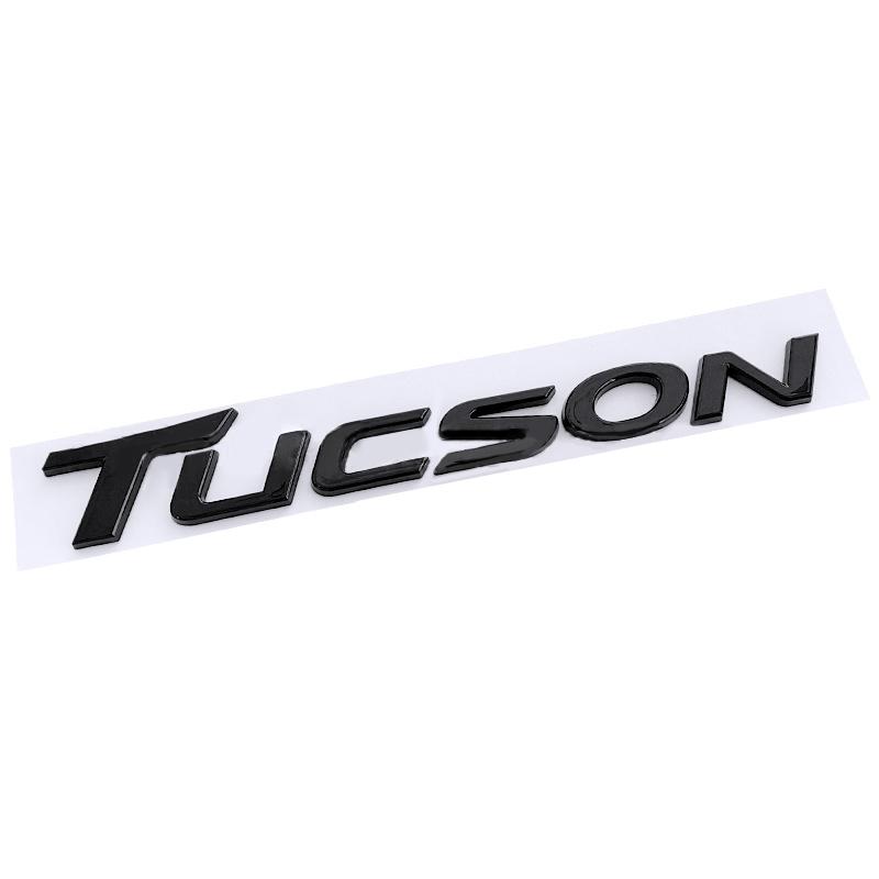 rlapg3 ABS Car Trunk Rear Badge Sticker for Hyundai ELANTRA SANTAFE TUCSON SONATA Logo Auto Decal Emblem Exterior Accessories
