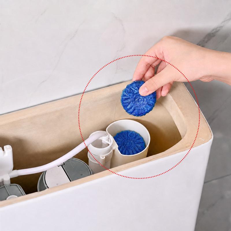 2PCS Toilet Solid Dispenser-Tank Replacement Part,Toilet Bowl Cleaner Buffer Box,Hanging Slow-Release Dispenser,Extends Cleaning