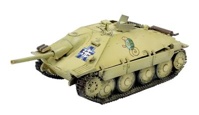 PLATZ Girls Und Panzer Final Chapter 38(t) Kai (Hetzer Specification) Kame-san Team 1/72 Scale Plastic Model Kit GP72-21BD with Battle Damage Decals