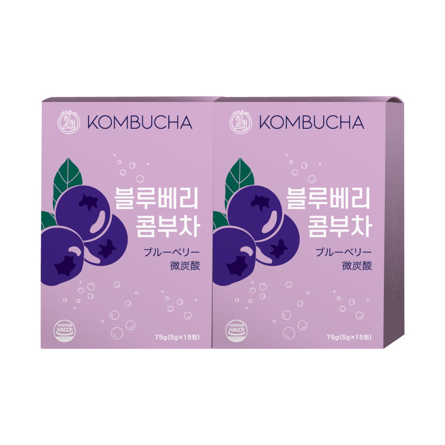 

Hills Labo Kombucha со вкусом черники x 15, набор из 2 коробок (5г пакеты)