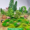 Realistic Miniature Landscape Lawn Model Natural Look Static Grass Cluster  Building Models