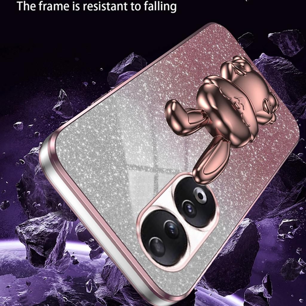 For Honor 90 Kickstand Case Cute Rabbit Protective Phone Cover