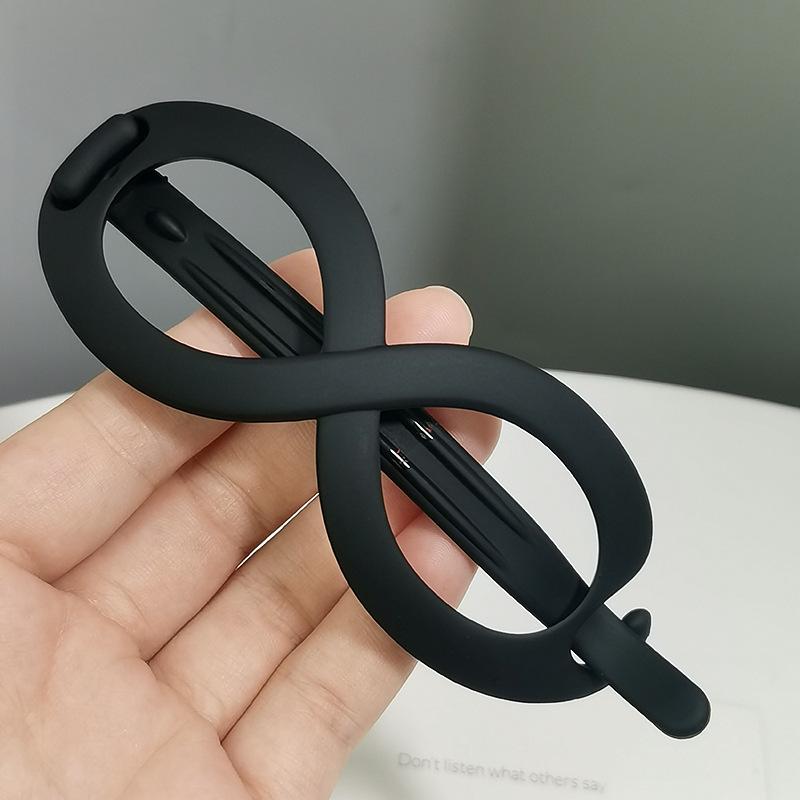 

Заколка в форме восьмерки для хвостиков и пучков - простая большая заколка для волос