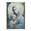 Matczyna Miłość: Maryja Z Dzieciątkiem Jezus Matczyna Miłość: Maryja Z Dzieciątkiem Jezus, 30X40 Cm, Rama Drewniana Biała, Papier Matowy 230 Gsm