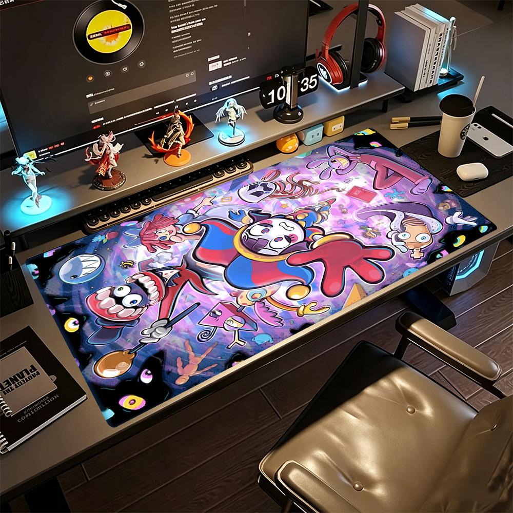 Jester's Carnival Gaming Mouse Pad Office Mouse Mats Office Mouse Mats Non-Slip Rubber Base Suitable for Office Gaming PC Laptop
