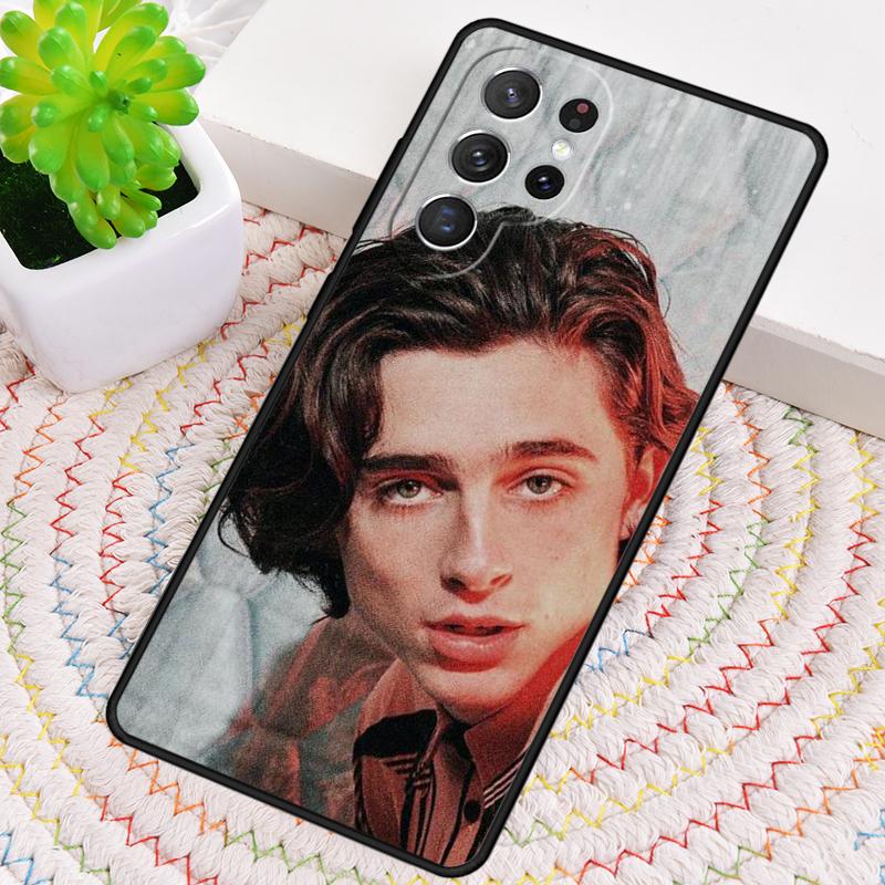 Timothee Chalamet soft TPU Phone Case For Samsung Galaxy note 10 pro S26 S25 S24 S23 S22 Ultra Plus S21 FE S20 Shockproof Cover
