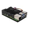Raspberry Pi 5B Dual Fan Aluminum Alloy Case with Passive Cooling