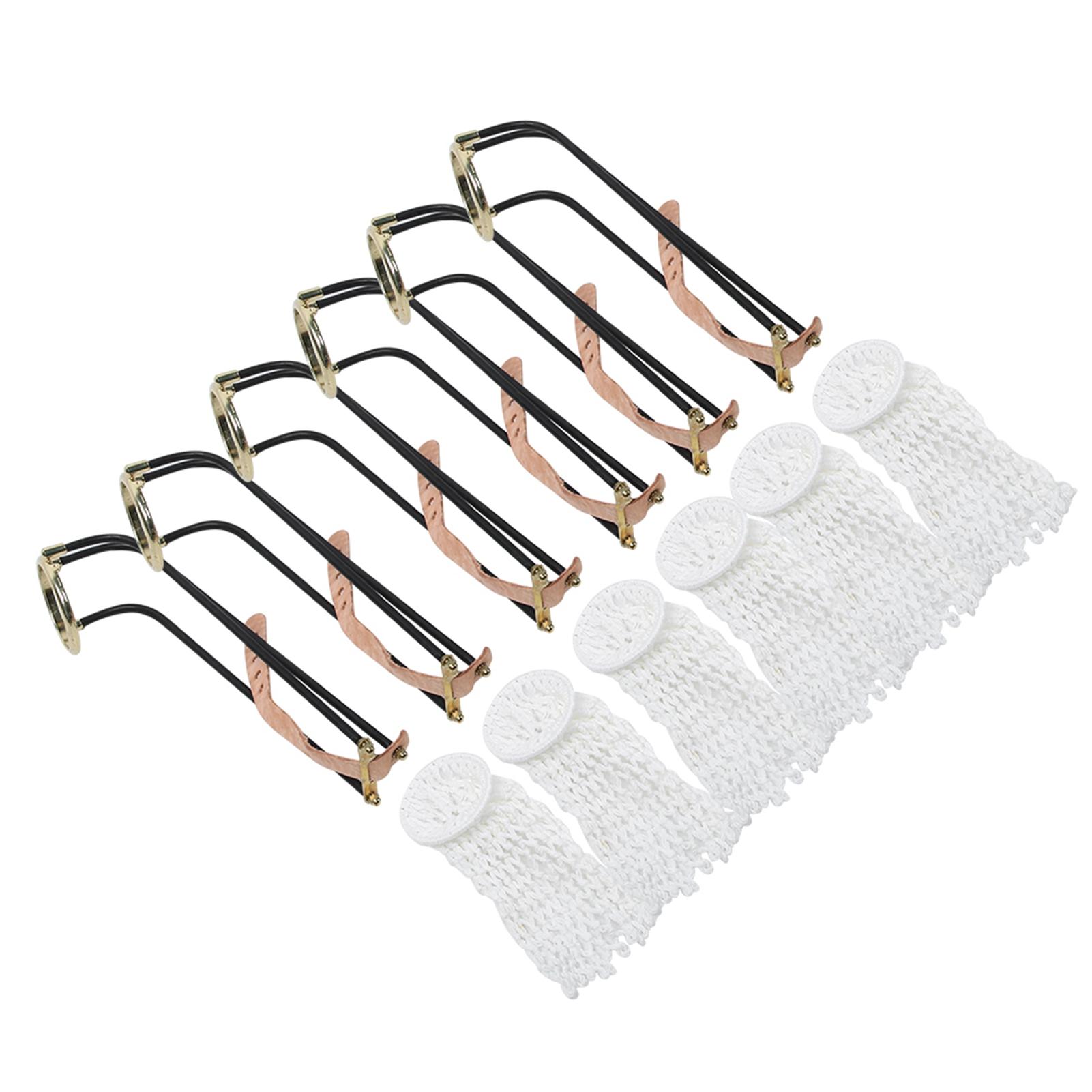 6 Pcs Billiards Table Pocket Rail