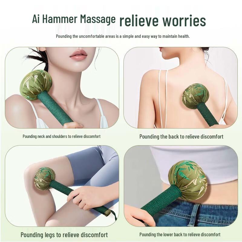 Mugwort Health Massage Hammer