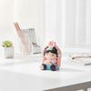 Hui'an Female Woman Figurine Miniature Cartoon Collectible Desk Ornament for Journeyers,